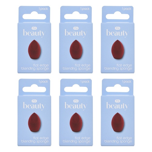 Pharmacy Health Cosmetic Blending Sponge Flat Edge Pack of 6