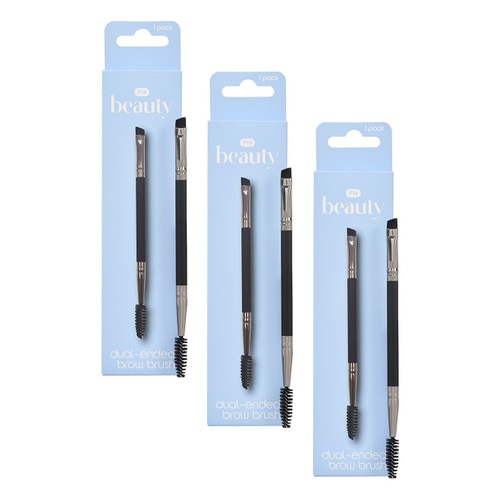 Pharmacy Health Dual-Ended Brow Brush Pack of 3