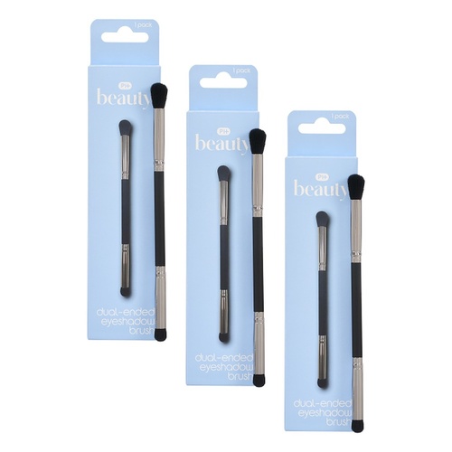 Pharmacy Health Dual-Ended Eyeshadow Brush Pack of 3