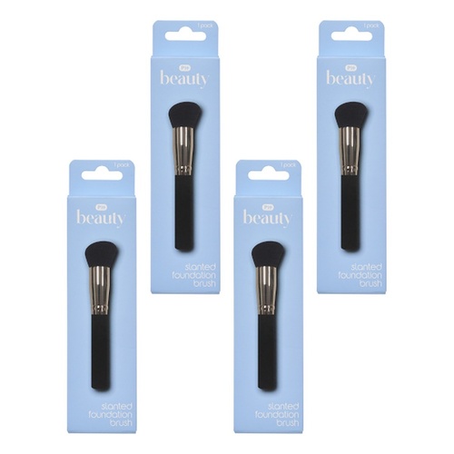Pharmacy Health Slanted Foundation Brush Pack of 4