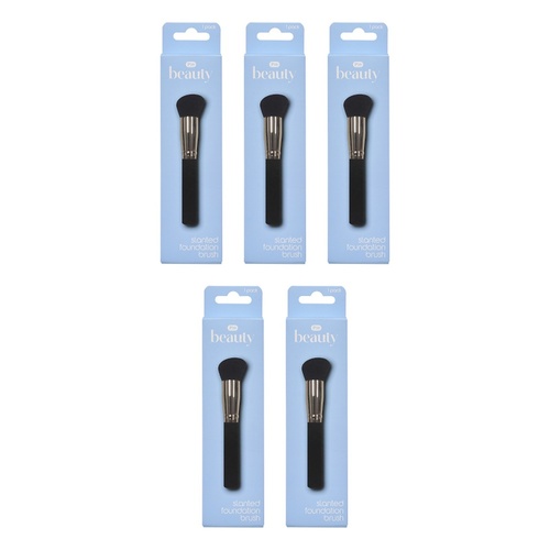 Pharmacy Health Slanted Foundation Brush Pack of 5