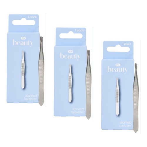 Pharmacy Health Slanted Tweezer Pack of 3