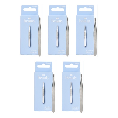 Pharmacy Health Slanted Tweezer Pack of 5