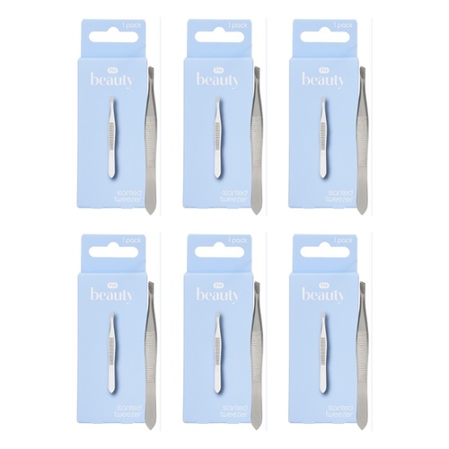 Pharmacy Health Slanted Tweezer Pack of 6