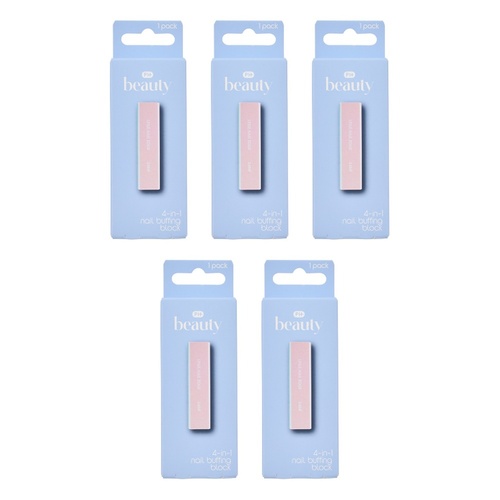 Pharmacy Health 4-In-1 Nail Buffing Block Pack of 5
