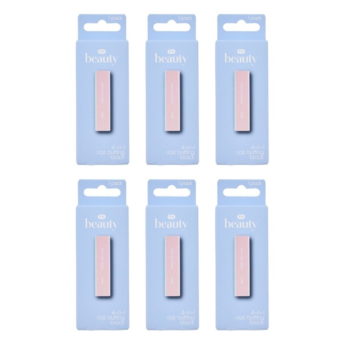 Pharmacy Health 4-In-1 Nail Buffing Block Pack of 6