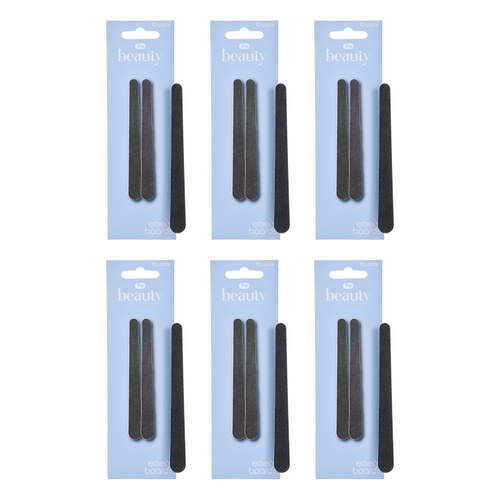 Pharmacy Health Emery Boards 10 Pack Bundle of 6