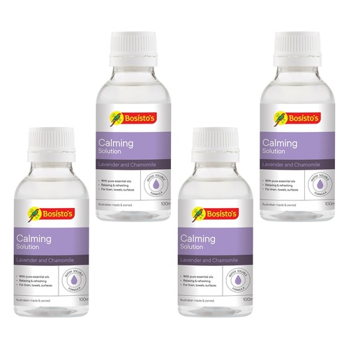 Bosisto's Calming Solution 100mL Pack of 4