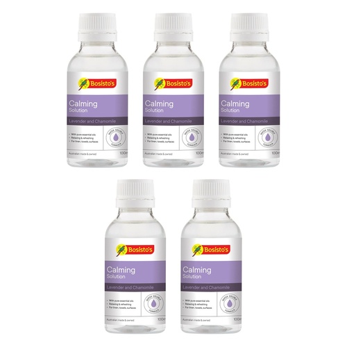 Bosisto's Calming Solution 100mL Pack of 5
