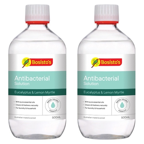 Bosisto's Antibacterial Solution 500mL x 3 Bundle of 2