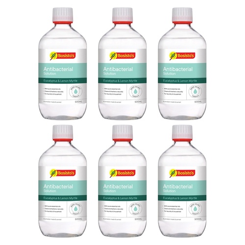 Bosisto's Antibacterial Solution 500mL x 3 Bundle of 6