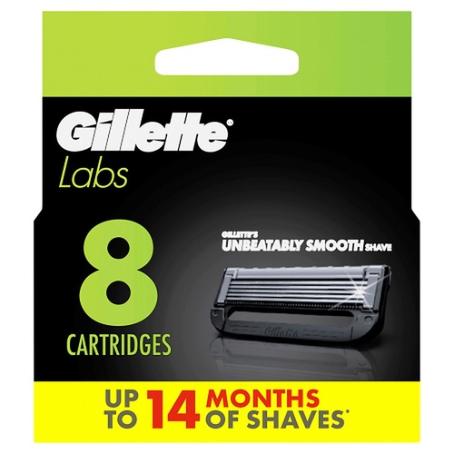 Gillette Labs Razor Blade Refills, 8 Pack