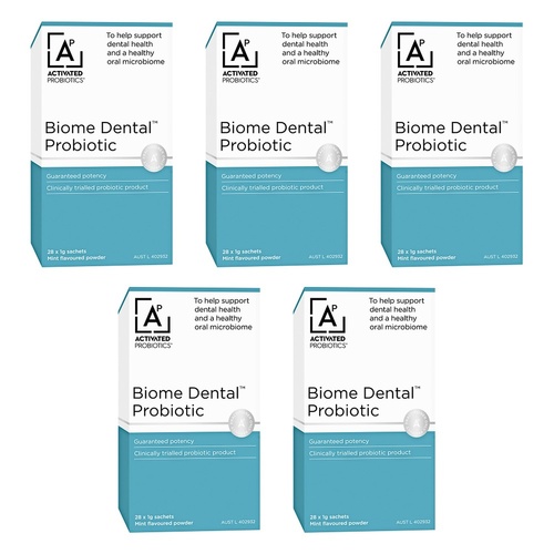 Activated Probiotics Biome Dental 28 Sachets Pack of 5