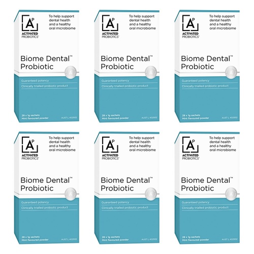Activated Probiotics Biome Dental 28 Sachets Pack of 6