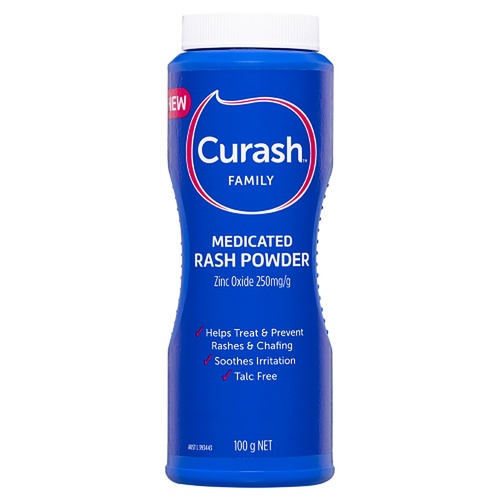 Curash Family Medicated Rash Powder 100g x 3
