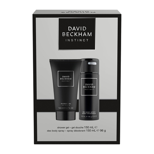 David Beckham Fragrances Instinct Body Spray & Shower Gel 150ml Set