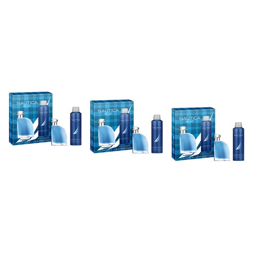 Nautica Blue EDT Gift Set 50mL Pack of 3