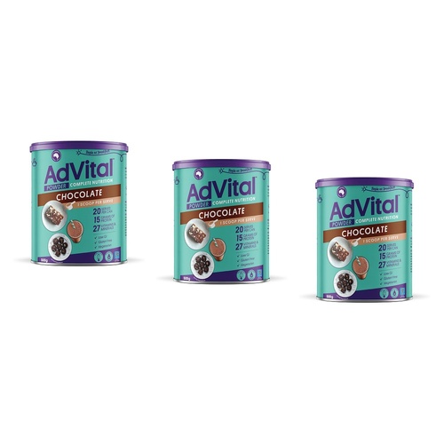 Advital Powder Chocolate 500g Pack of 3