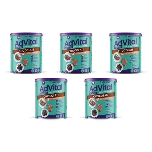 Advital Powder Chocolate 500g Pack of 5