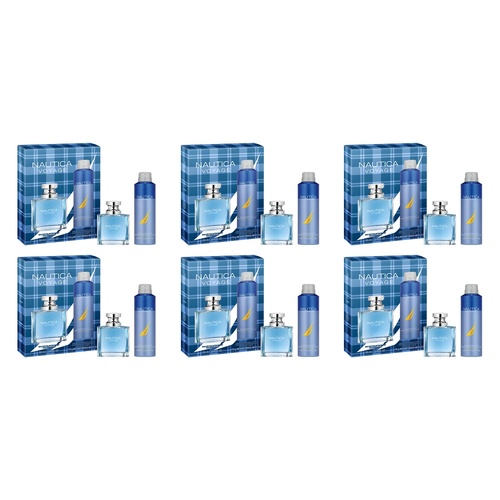 Nautica Voyage EDT Gift Set 50mL 2 Piece Pack of 6