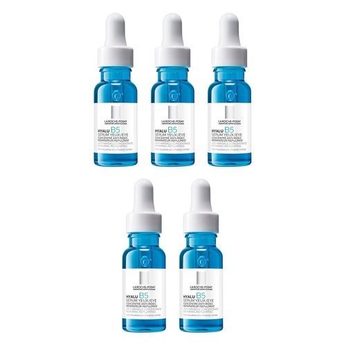 La Roche-Posay Hyalu B5 Hyaluronic Acid Eye Serum 15mL Pack of 5