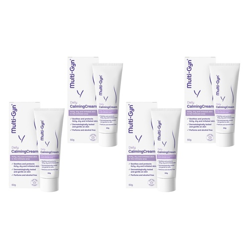 Multigyn Daily Calming Cream 50g Pack of 4