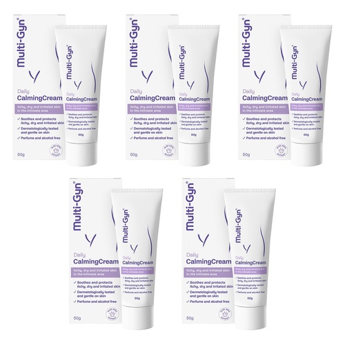 Multigyn Daily Calming Cream 50g Pack of 5