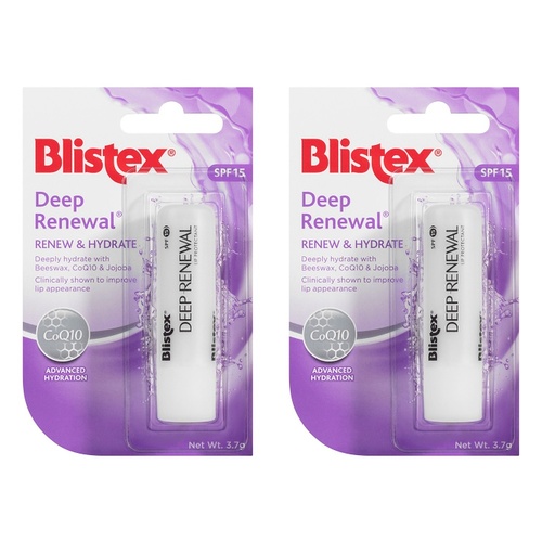 Blistex Deep Renewal SPF15 3.7g Pack of 2