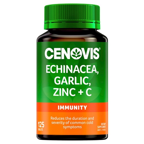 Cenovis Echinacea, Garlic, Zinc & C 125 Tablets
