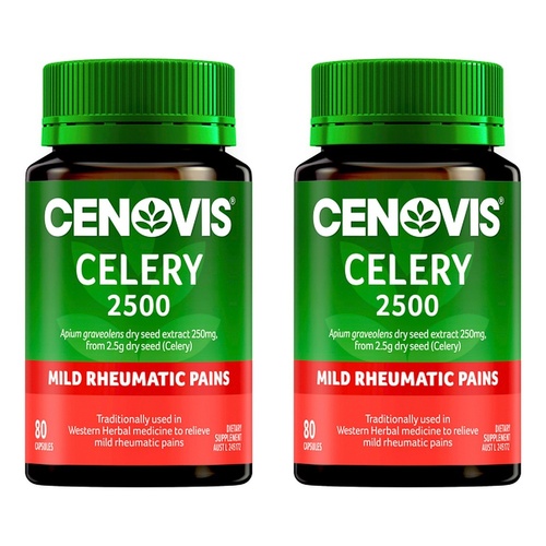 Cenovis Celery 2500 80 Capsules x 3 Bundle of 2