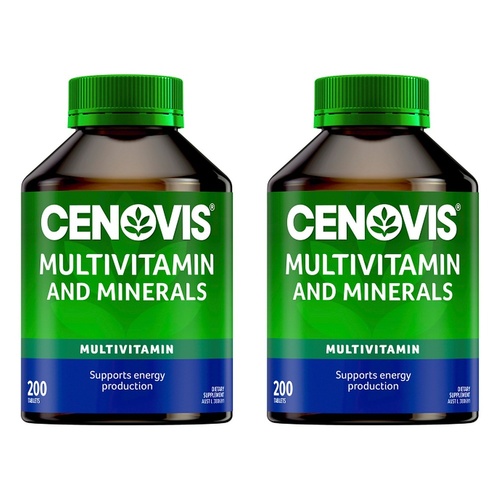 Cenovis Multivitamins & Minerals 200 Tablets Pack of 2