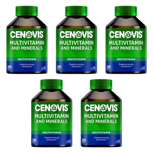 Cenovis Multivitamins & Minerals 200 Tablets Pack of 5
