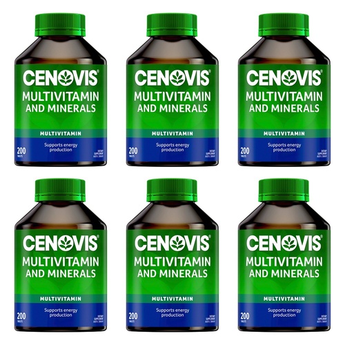 Cenovis Multivitamins & Minerals 200 Tablets Pack of 6