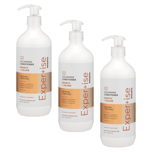 Essano Expertise Volumising Growth Conditioner 600mL Pack of 3
