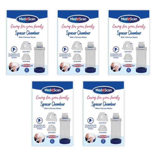 Medescan Spacer Chamber Kit Pack of 5