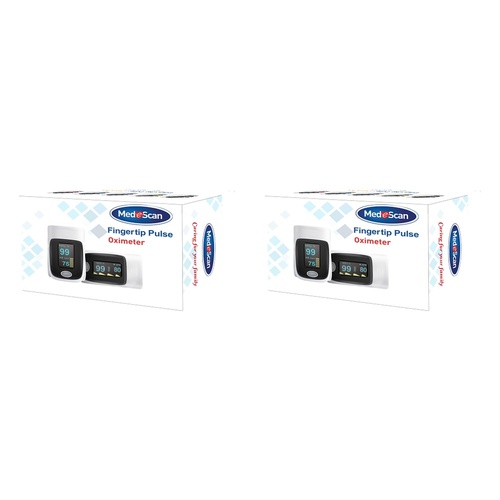 Medescan Fingertip Pulse Oximeter Pack of 2