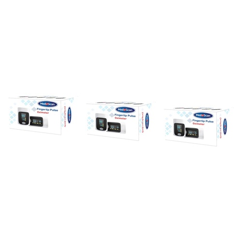 Medescan Fingertip Pulse Oximeter Pack of 3