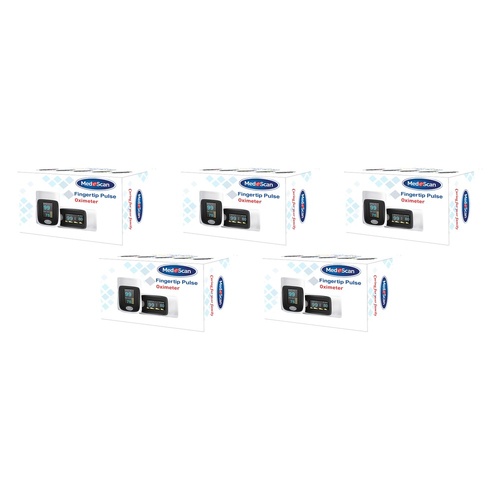 Medescan Fingertip Pulse Oximeter Pack of 5