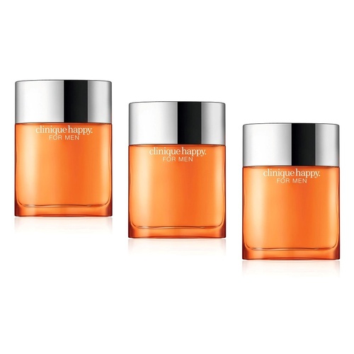 Clinique Happy Men Cologne Spray 100mL Pack of 3