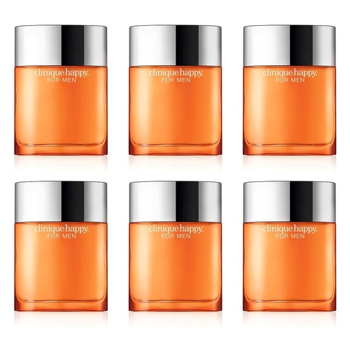 Clinique Happy Men Cologne Spray 100mL Pack of 6