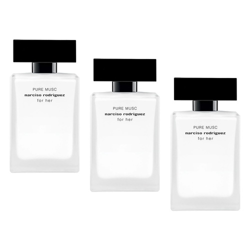 Narciso Rodriguez Pure Musc Eau de Parfum 50mL Pack of 3