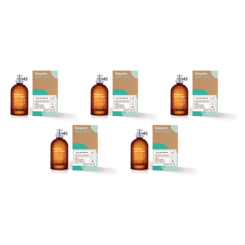 Hej Pure Water Eau de Parfum 50mL Pack of 5