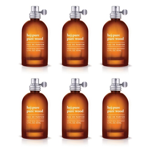 Hej Pure Wood Eau de Parfum 50mL Pack of 6