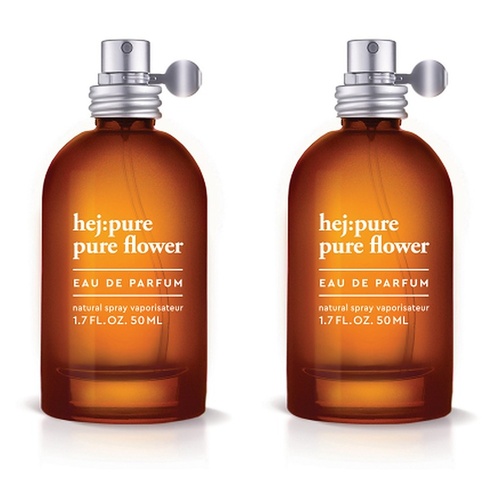 Hej Pure Flower Eau de Parfum 50mL Pack of 2