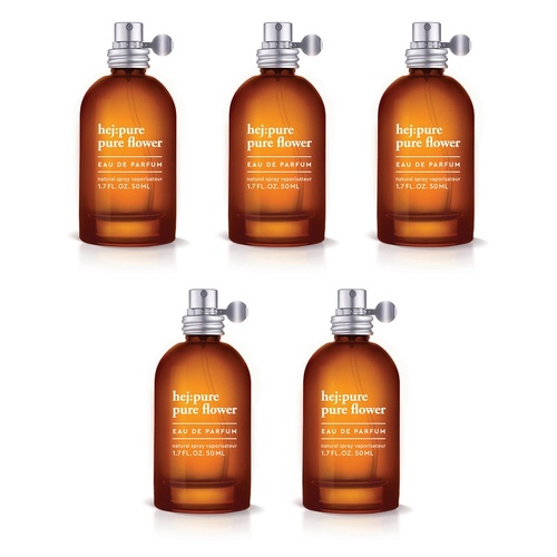 Hej Pure Flower Eau de Parfum 50mL Pack of 5