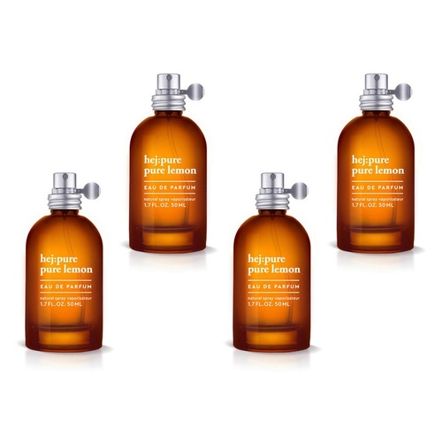 Hej Pure Lemon Eau de Parfum 50mL Pack of 4