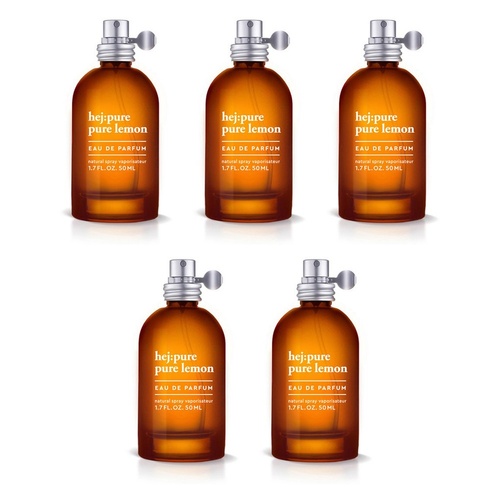 Hej Pure Lemon Eau de Parfum 50mL Pack of 5