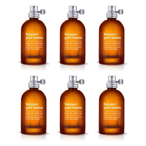 Hej Pure Lemon Eau de Parfum 50mL Pack of 6
