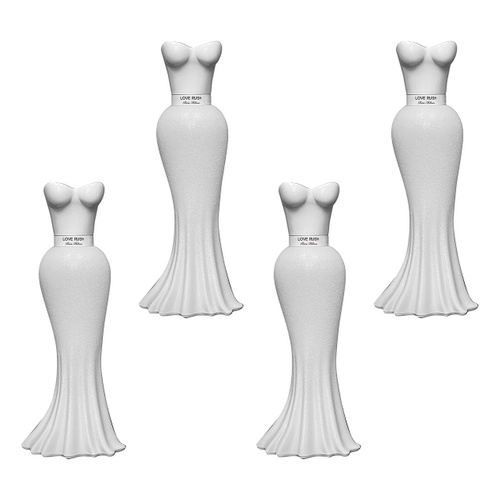 Paris Hilton Love Rush Eau de Parfum 100mL Pack of 4
