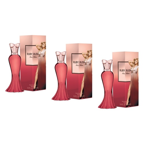 Paris Hilton Ruby Rush EDP 100mL Pack of 3